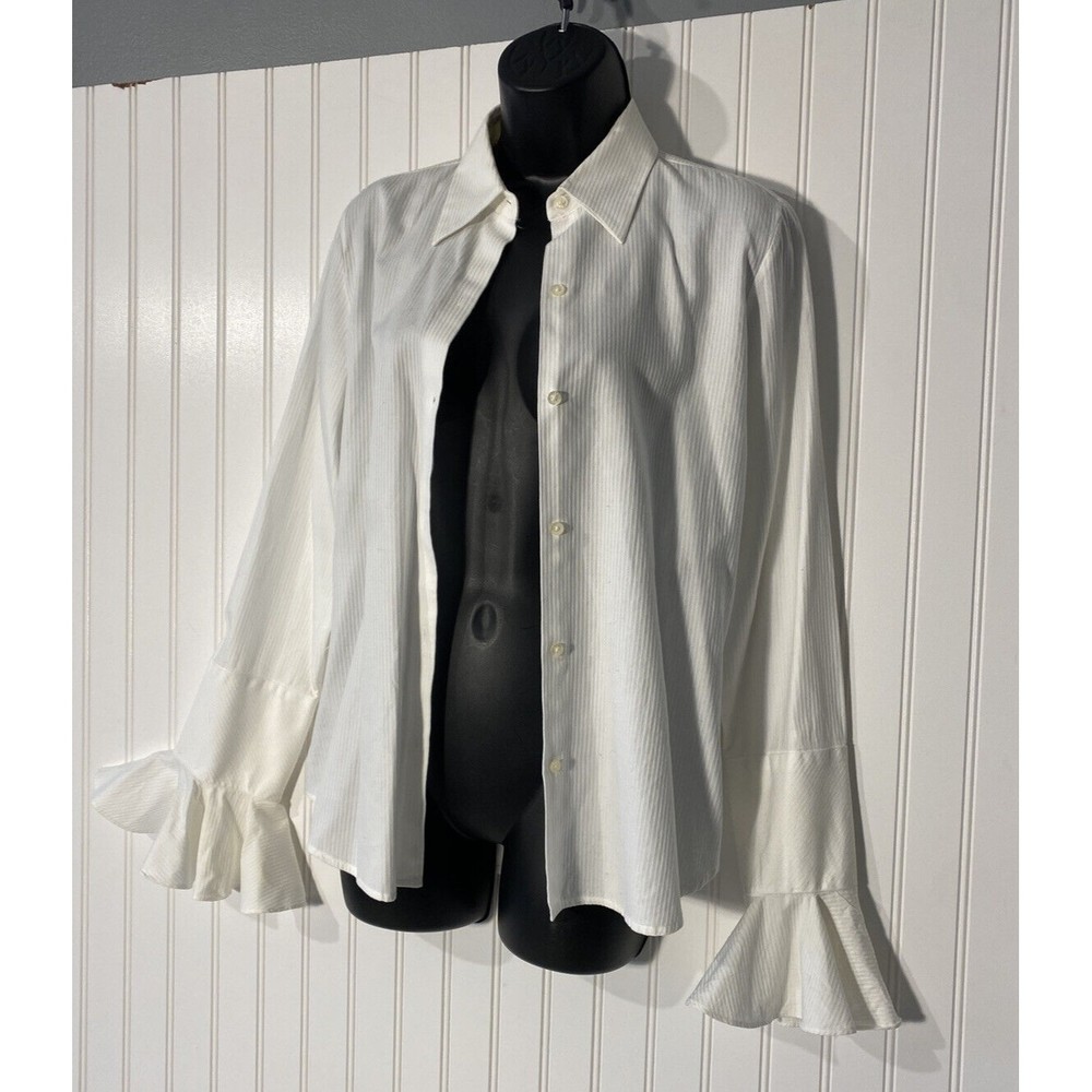 Lauren Ralph Lauren | Button Down Bell Sleeve Blouse